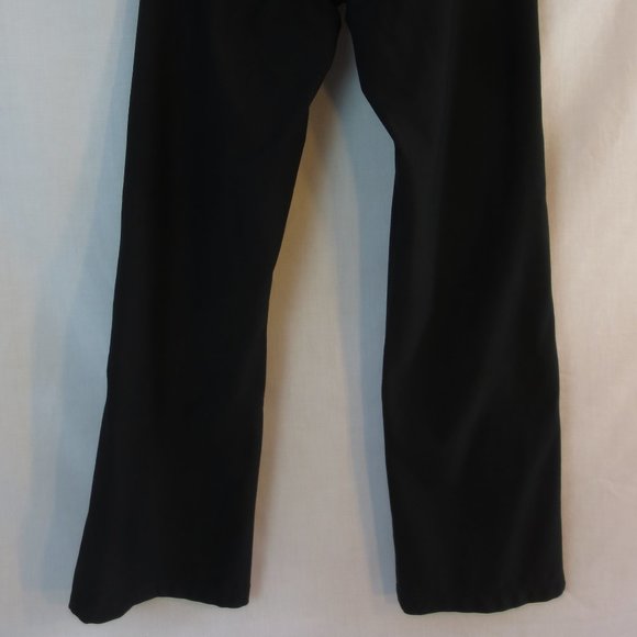 Nike Black Wide Leg Super Stretch Yoga Pants Dri Fit Comfy Size Small Short - Picture 6 of 9